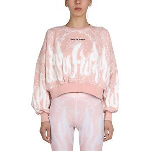 VISION OF SUPER Women's Graphic Print Sweatshirt Women PINK Sweaters & Knitwear